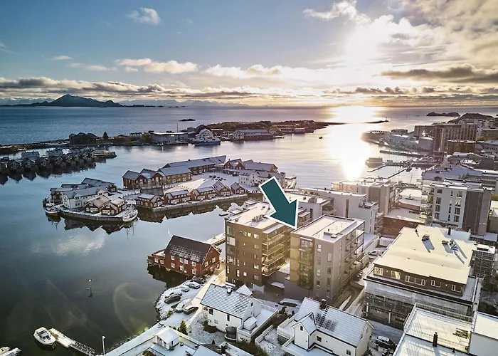 Leilighet Modern With Balcony In The Center Of Svolvær