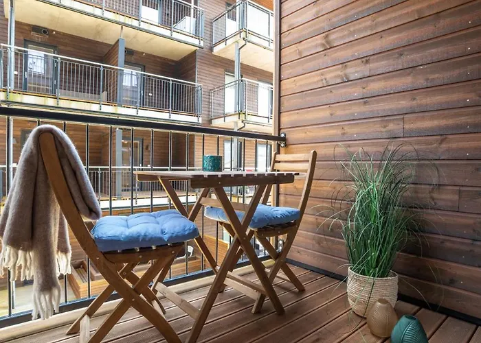 Modern With Balcony In The Center Of Leilighet *